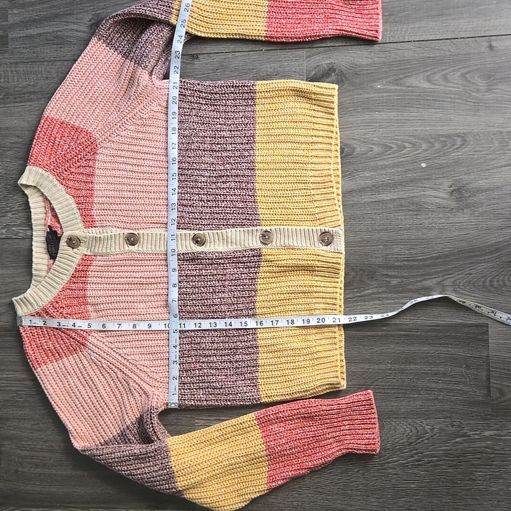 Pendleton Womens's Mae Striped Button Cardigan Si… - image 3